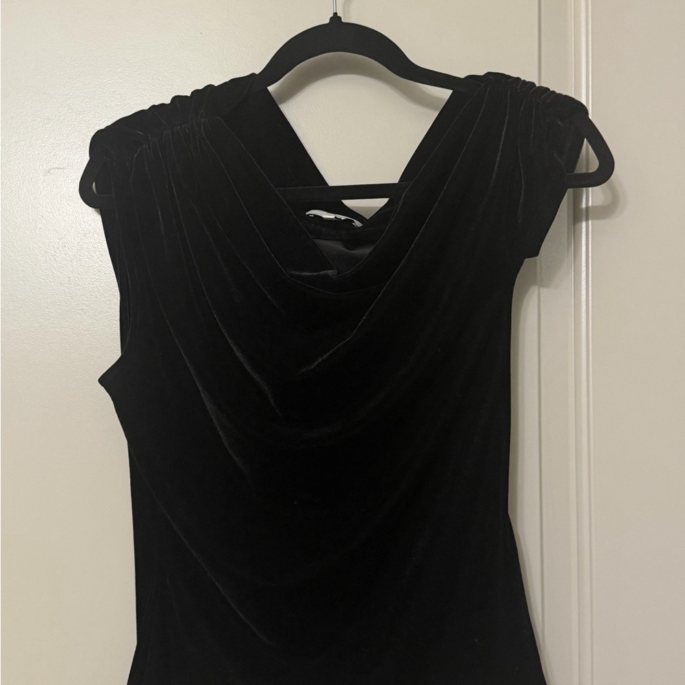 Elegant Black Velvet top